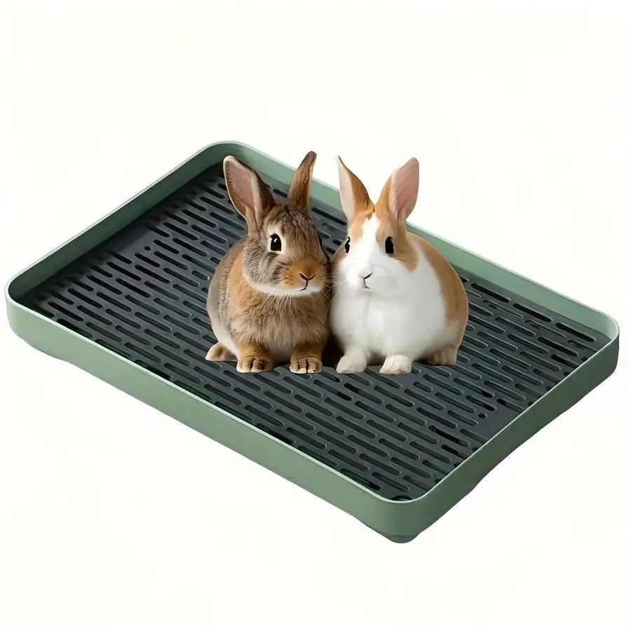 Rabbit Corner Litter Box – Small Pet Toilet Tray for Bunnies