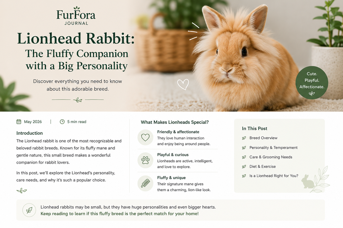 Lionhead Rabbit: The Complete Guide to This Fluffy Companion
