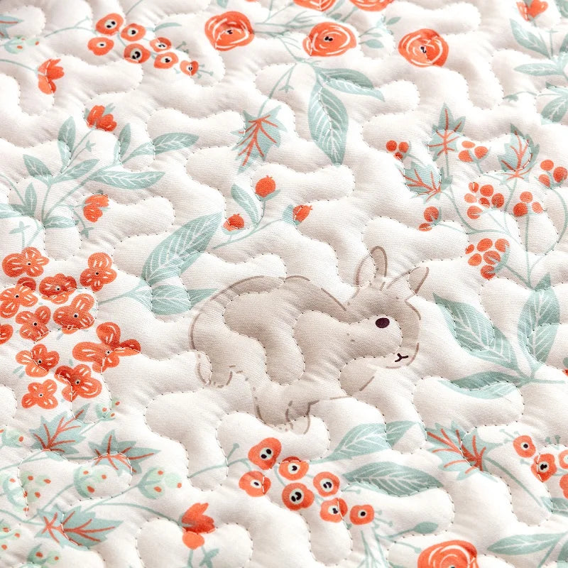 Cotton Rabbit Floor Mat – All-Season Comfort Sleeping Pad
