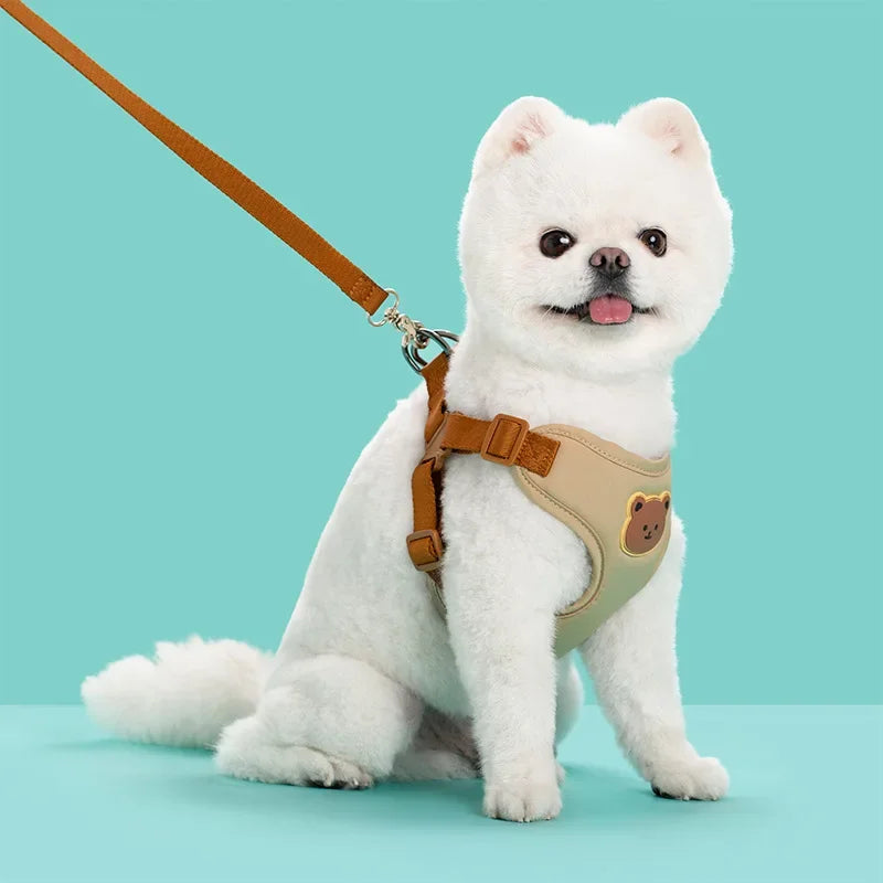 Adjustable Reflective Pet Harness & Leash Set