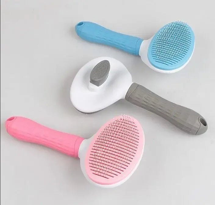 Stainless Steel Pet Grooming Brush for Dogs & Cats