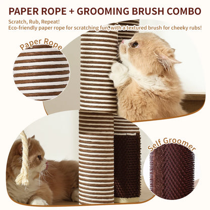 Multi-Tier Cat Tree Tower – Climbing Frame with Scratching Posts & Cozy Perch