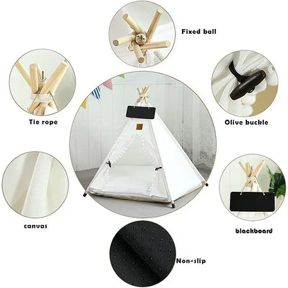 Tent House with Cushion – Cozy Indoor Hideaway