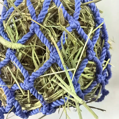 Hanging Rabbit Hay Feeder Bag – Durable Cage Hay Holder