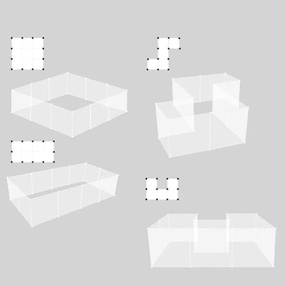 Pet Playpen – Modular Safety Enclosure for Kittens, Puppies & Rabbits
