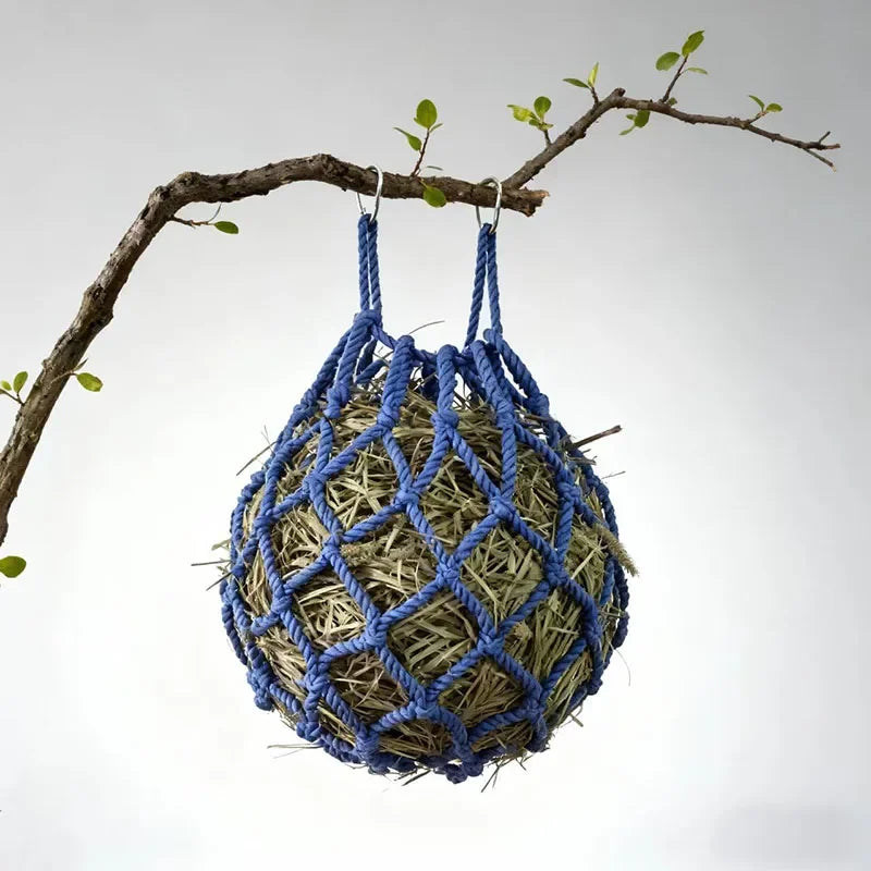 Hanging Rabbit Hay Feeder Bag – Durable Cage Hay Holder