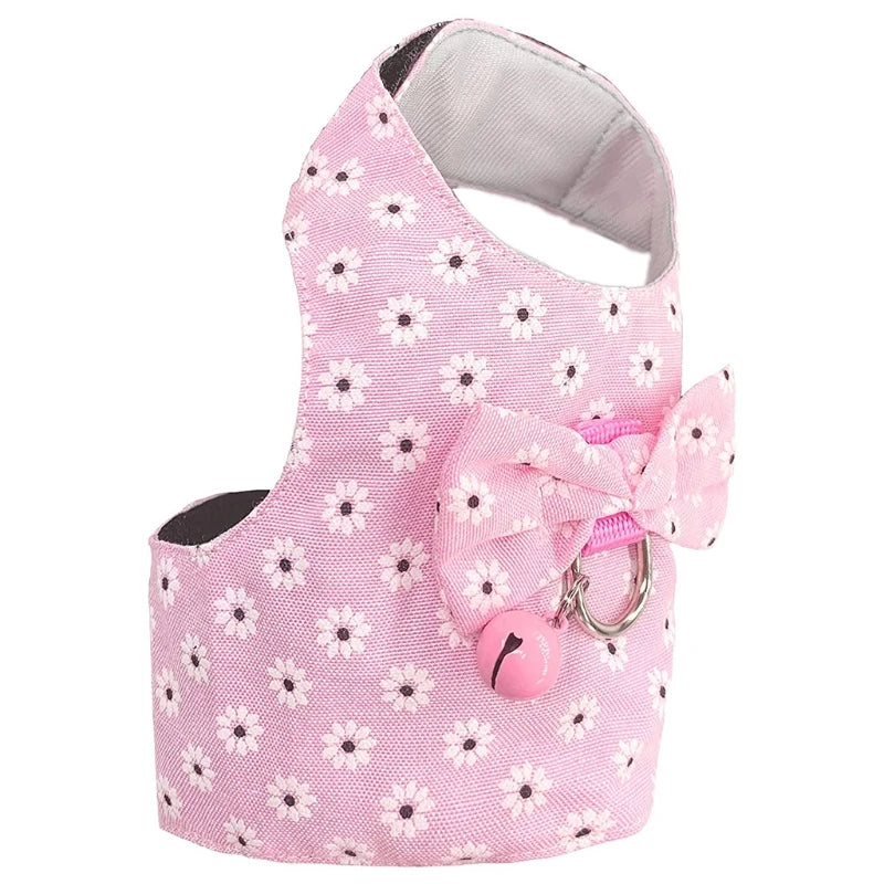 Cute Rabbit Walking Harness Set – Soft Vest with Leash for Outdoor Use
