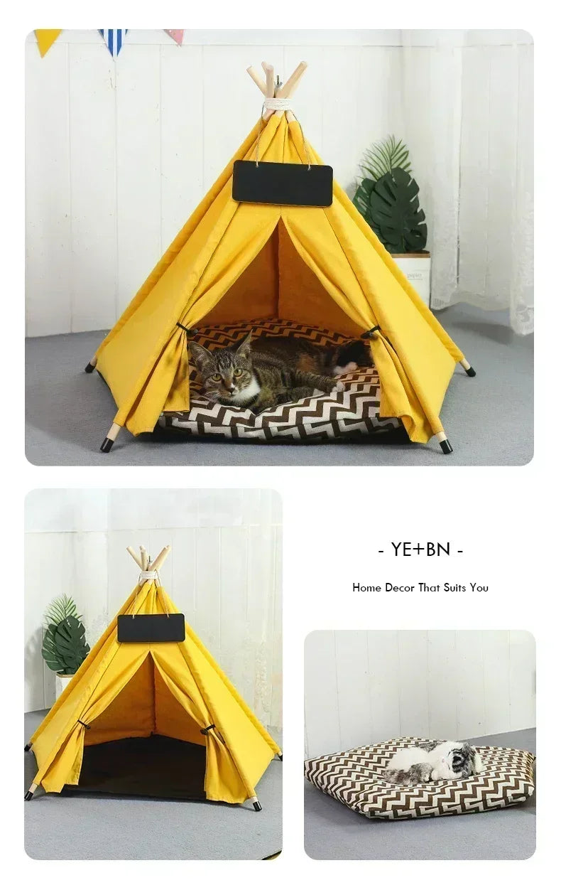 Tent House with Cushion – Cozy Indoor Hideaway