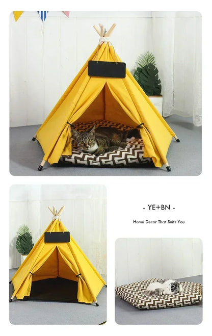 Tent House with Cushion – Cozy Indoor Hideaway