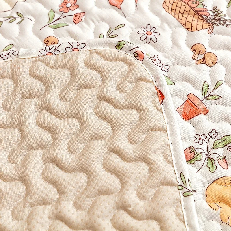 Cotton Rabbit Floor Mat – All-Season Comfort Sleeping Pad