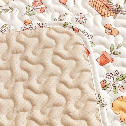 Cotton Rabbit Floor Mat – All-Season Comfort Sleeping Pad
