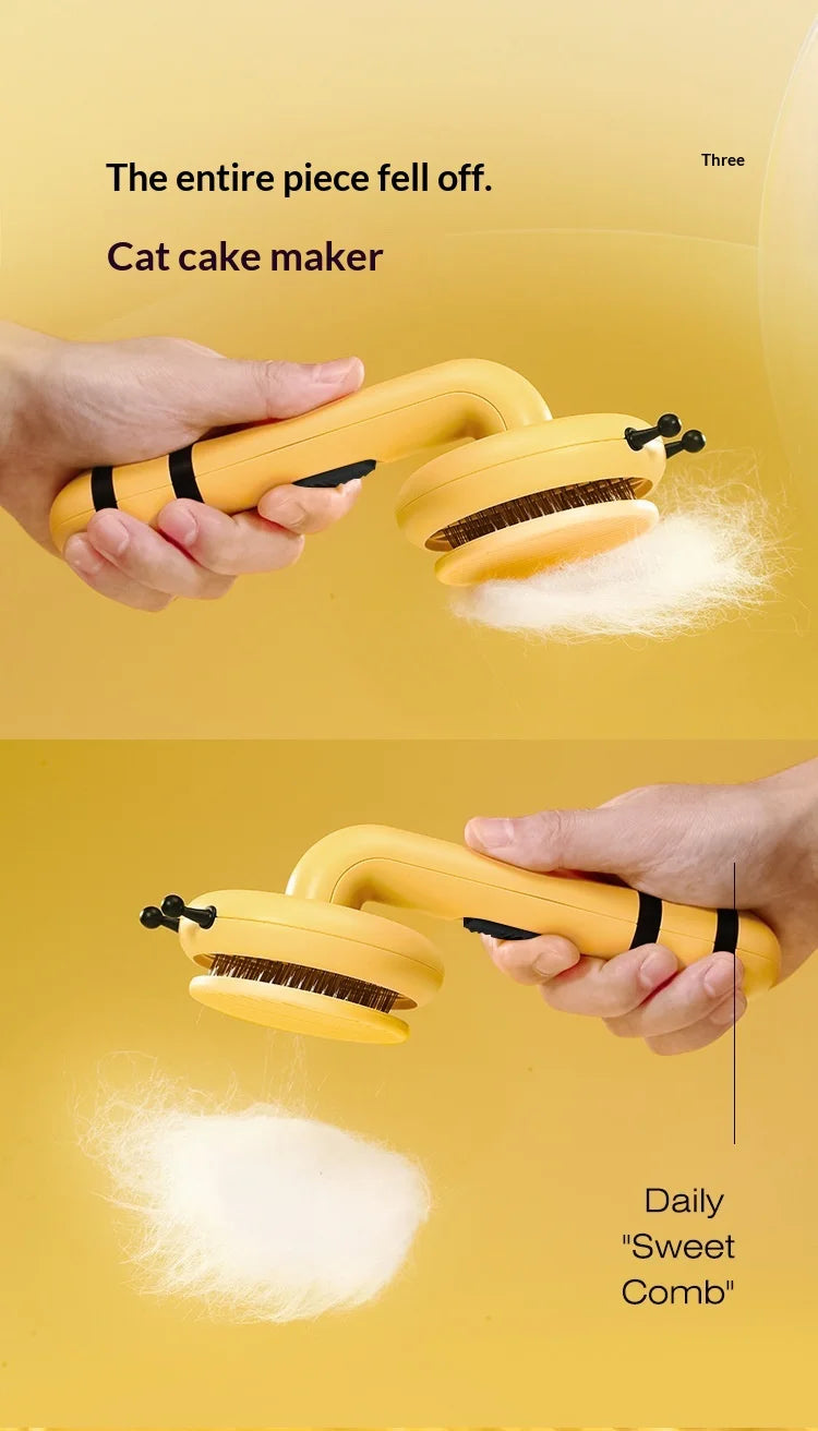 Self-Cleaning Pet Grooming Brush – Deshedding Comb for Dogs & Cats