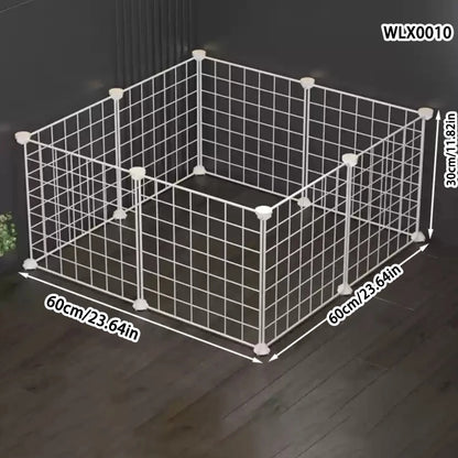 Pet Safety Fence – Indoor Training & Isolation Barrier for Rabbits, Kittens & Puppies