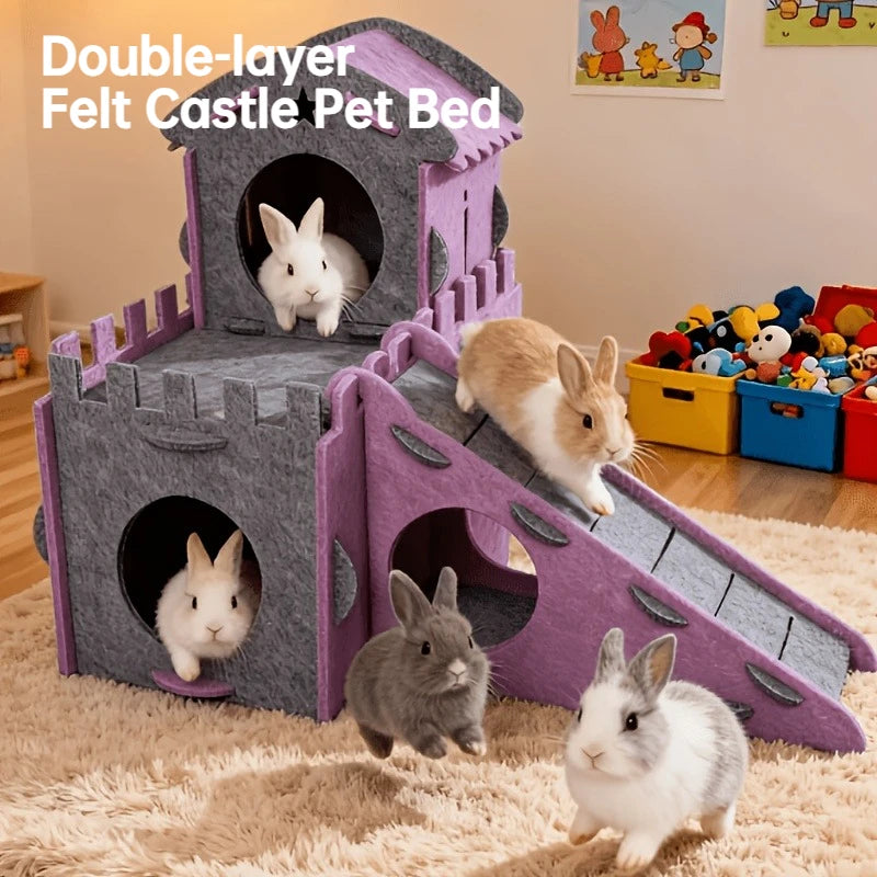 Rabbit Castle Hideout – Cozy Bunny Shelter