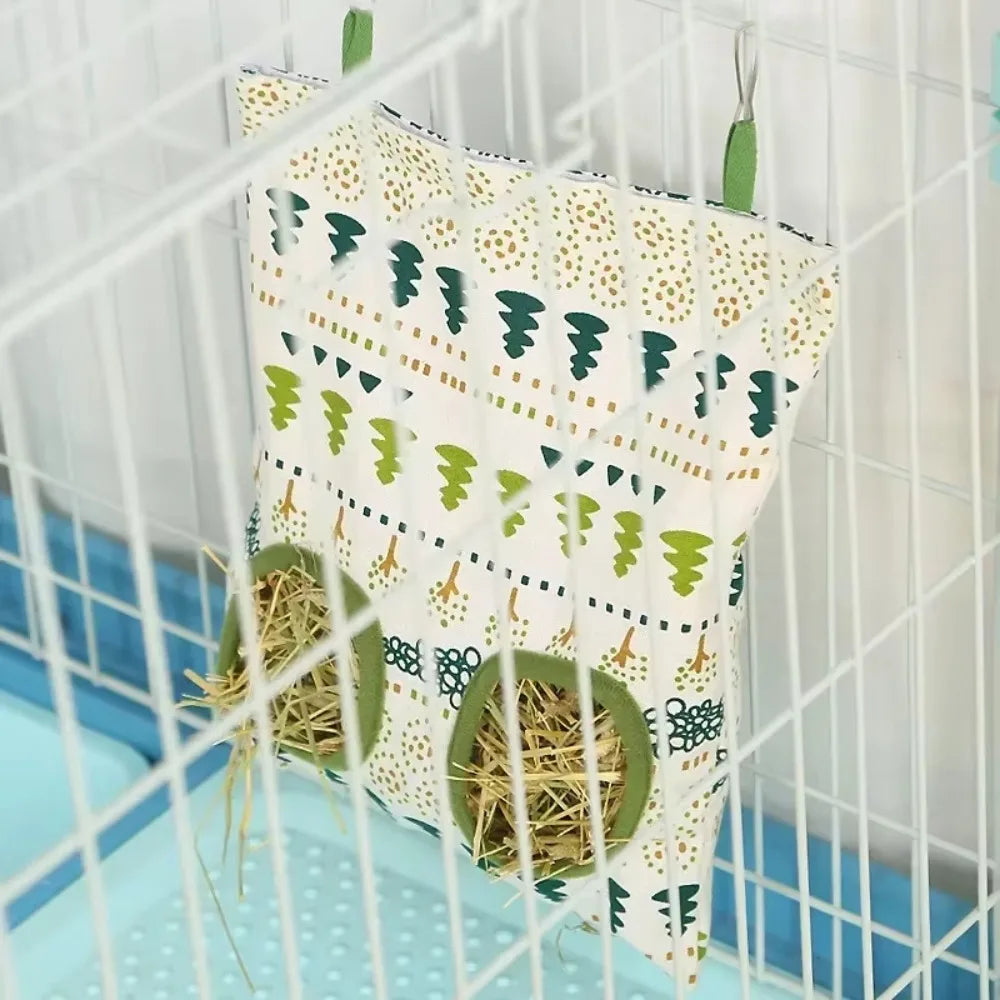 FurFora™ Hanging Hay Feeder Bag
