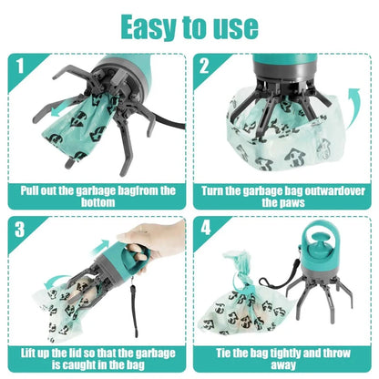 Portable Dog Poop Scooper – No-Touch Waste Pick-Up Cleaner