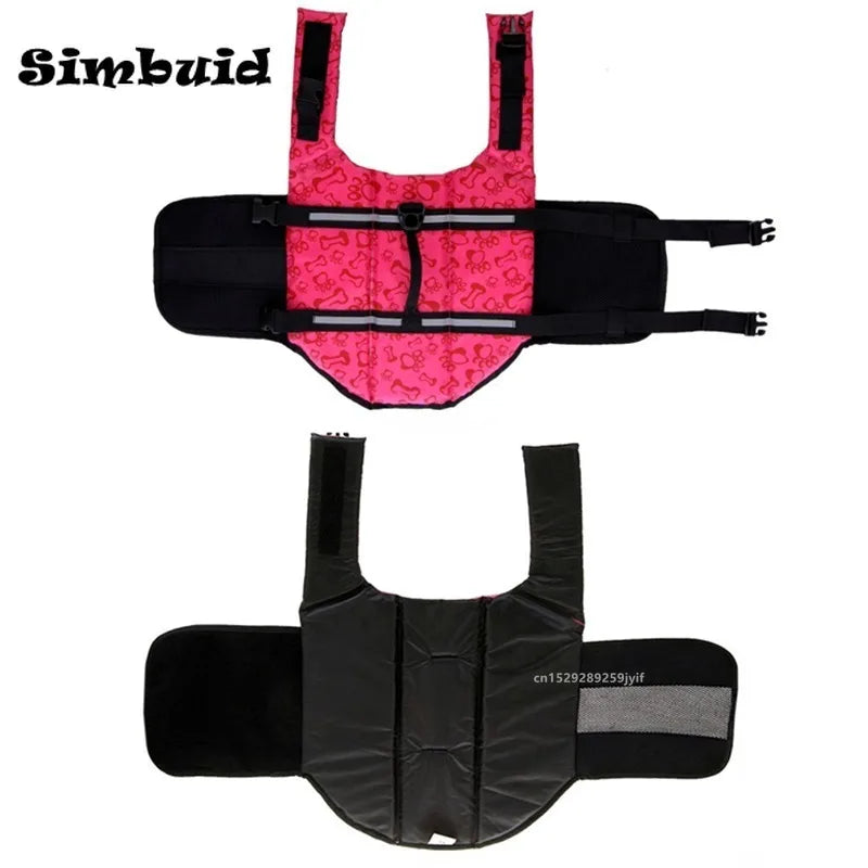 Reflective Dog Life Jacket – Adjustable Swim Safety Vest for Dogs