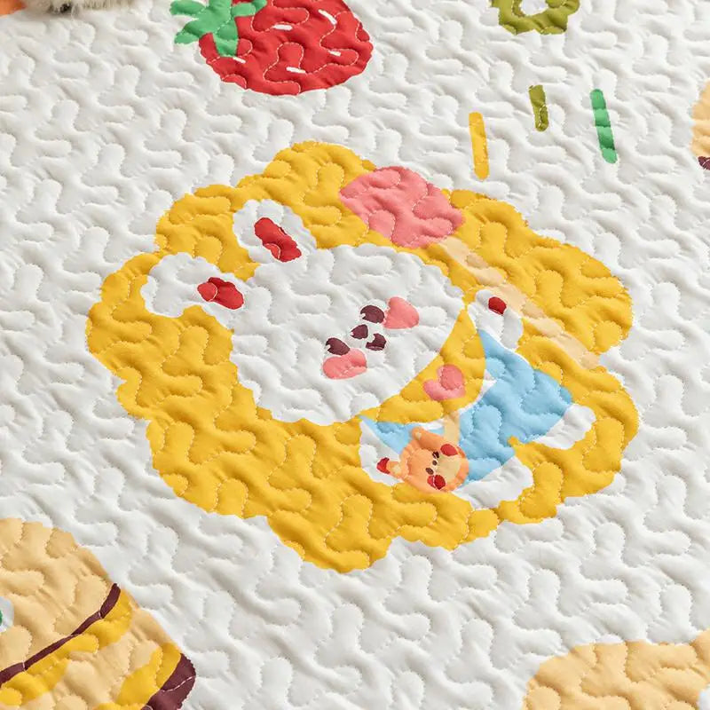Cotton Rabbit Floor Mat – All-Season Comfort Sleeping Pad