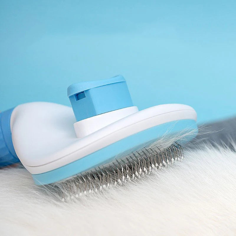 Stainless Steel Pet Grooming Brush for Dogs & Cats