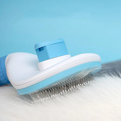 Stainless Steel Pet Grooming Brush for Dogs & Cats