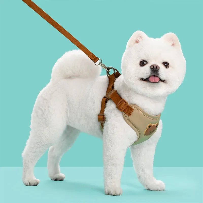 Adjustable Reflective Pet Harness & Leash Set
