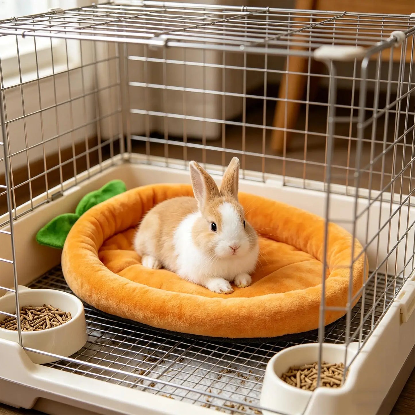 Carrot-Shaped Bunny Sleeping Mat