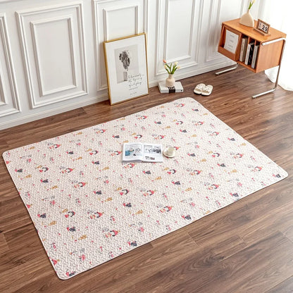 Cotton Rabbit Floor Mat – All-Season Comfort Sleeping Pad