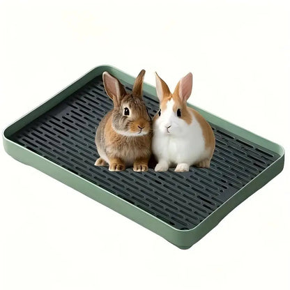 Rabbit Corner Litter Box – Small Pet Toilet Tray for Bunnies