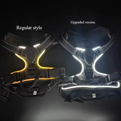 LED Reflective Dog Harness