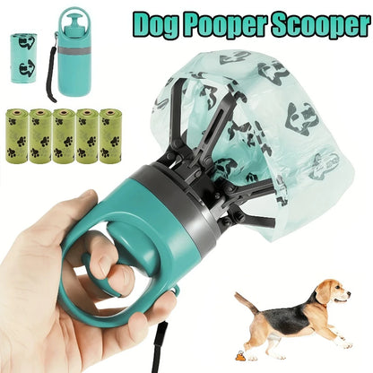 Portable Dog Poop Scooper – No-Touch Waste Pick-Up Cleaner