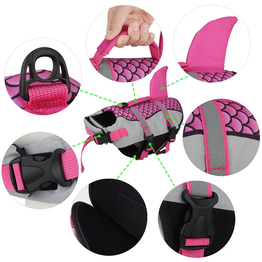 Shark Pet Life Jacket Vest