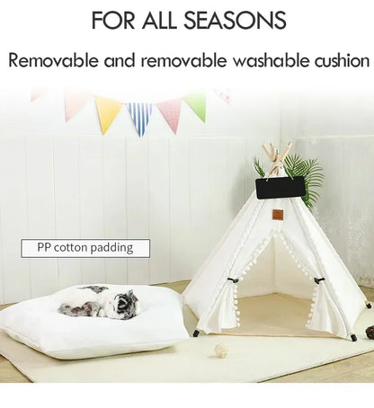 Tent House with Cushion – Cozy Indoor Hideaway