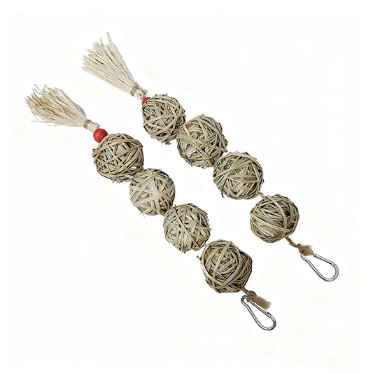 Natural Grass Chew Ball for Rabbits