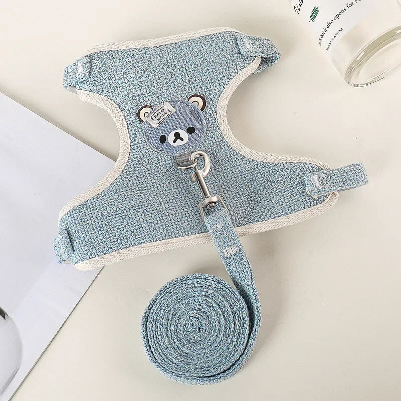 Cute Handmade Rabbit Harness Set