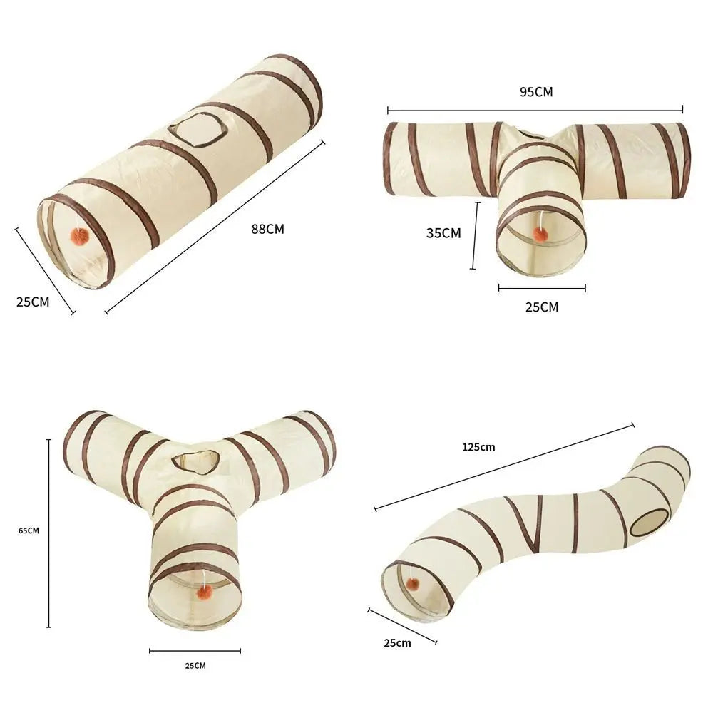 Foldable Pet Tunnel – Interactive Play Tube