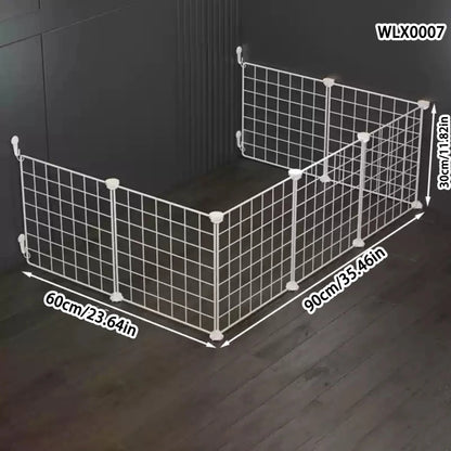 Pet Safety Fence – Indoor Training & Isolation Barrier for Rabbits, Kittens & Puppies