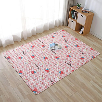 Cotton Rabbit Floor Mat – All-Season Comfort Sleeping Pad