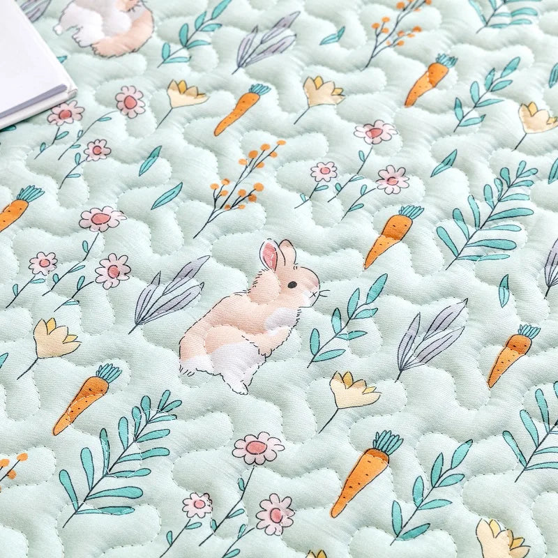 Cotton Rabbit Floor Mat – All-Season Comfort Sleeping Pad