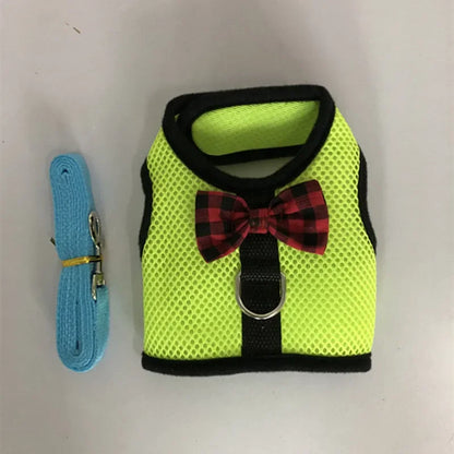 Cute Rabbit Walking Harness Set – Soft Vest with Leash for Outdoor Use