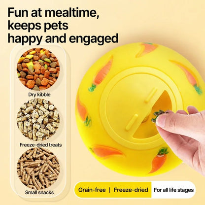 Natural Rattan Rabbit Treat Ball – Chew & Puzzle Enrichment Toy