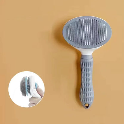 Stainless Steel Pet Grooming Brush for Dogs & Cats