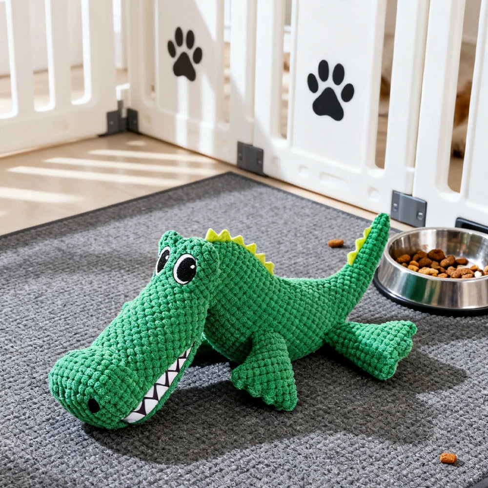 Chew-Resistant Plush Squeaky Toy