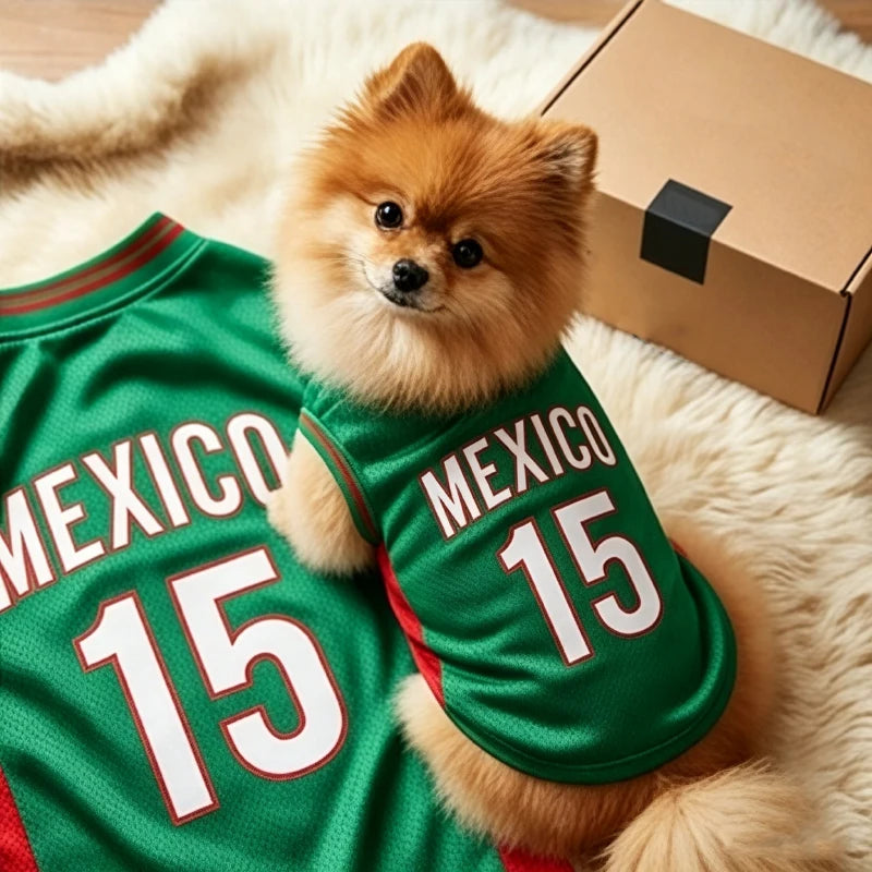 2026 Soccer Pet Jersey – Sports Shirt for Dogs
