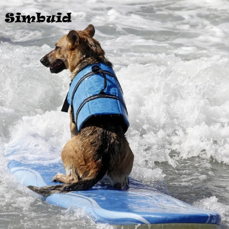 Reflective Dog Life Jacket – Adjustable Swim Safety Vest for Dogs