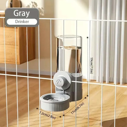 Gravity Rabbit Feeder & Water Dispenser Set – Hanging Automatic Feeding System
