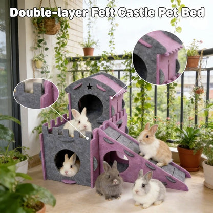 Rabbit Castle Hideout – Cozy Bunny Shelter