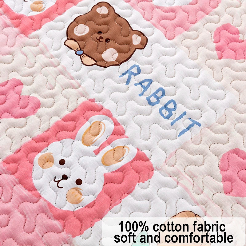 Cotton Rabbit Floor Mat – All-Season Comfort Sleeping Pad