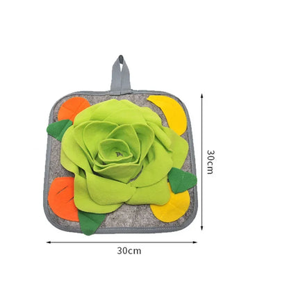 Pet Snuffle Mat – Interactive Foraging & Feeding Pad for Rabbits
