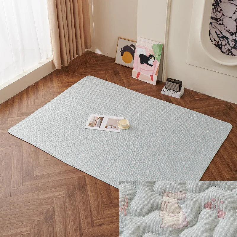 Cotton Rabbit Floor Mat – All-Season Comfort Sleeping Pad