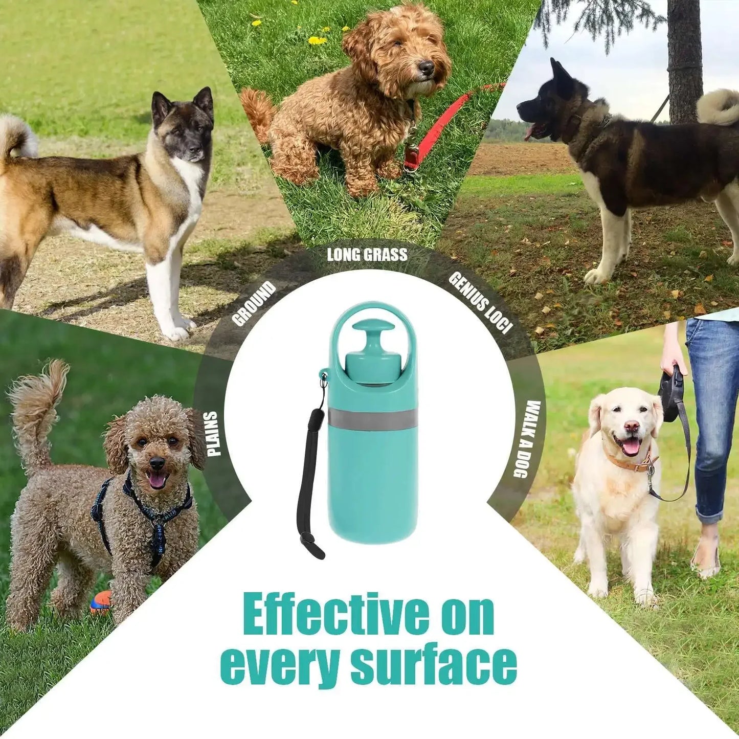Portable Dog Poop Scooper – No-Touch Waste Pick-Up Cleaner